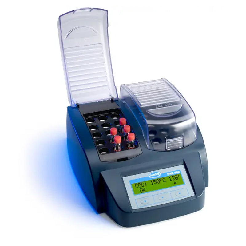 HACH DRB200 Digital Reactor Block, 21 x 16 mm vial wells, 4 x 20 mm vial wells, 115 VAC PN.LTV082.80.42001