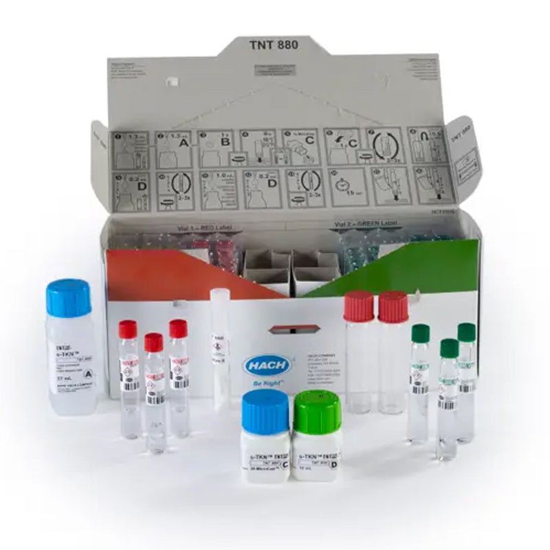 HACH Simplified TKN (s-TKN) TNTplus Vial Test (0-16 mg/L N), 25 Tests PN.TNT880