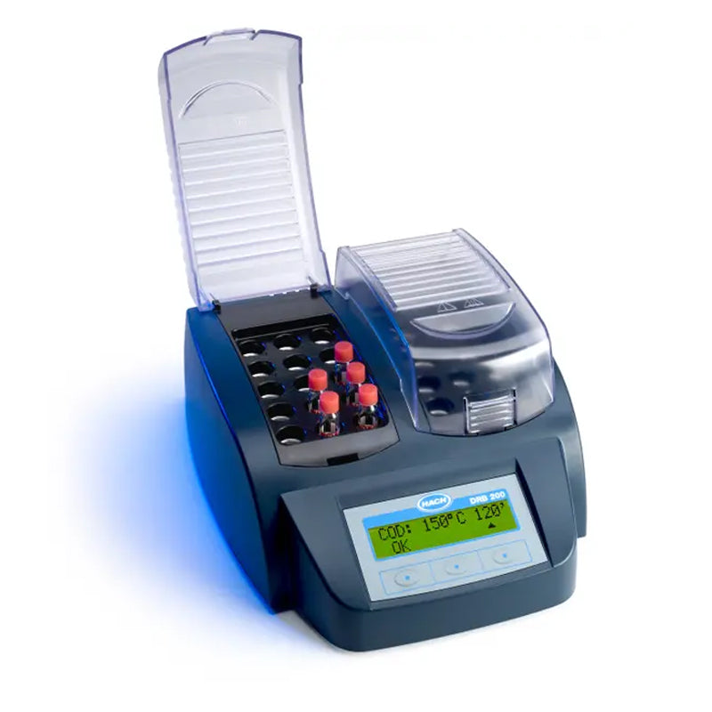 HACH DRB200 Digital Reactor Block for TNTplus: 30x13mm vial wells, 115 VAC PN.DRB200-03