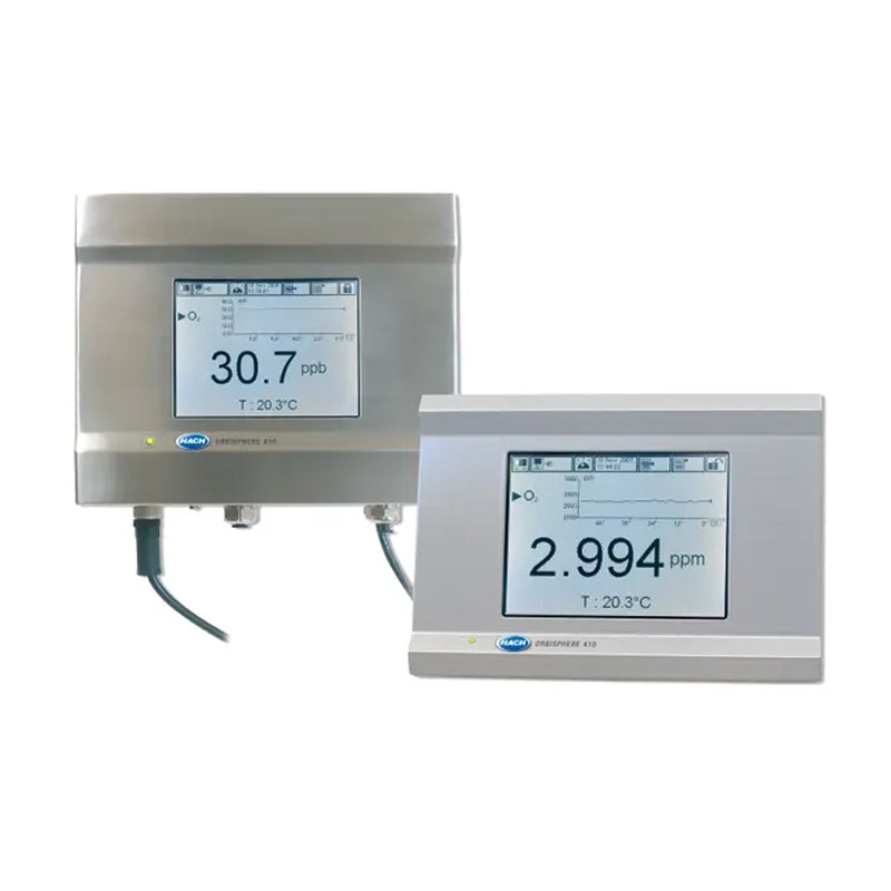 HACH Orbisphere 410A Controller O₂ (EC), 1 Channel, Wall Mount, 100-240 VAC, 4-20mA, RS485 PN.410A/W1C00000