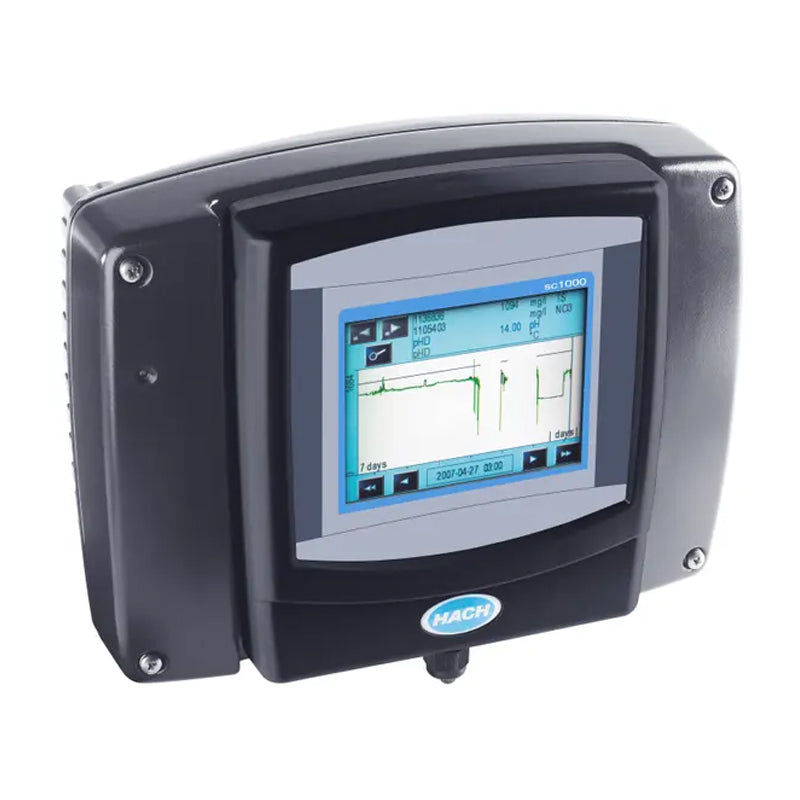 HACH SC1000 Probe Module, 4 Sensor Connectors, 4 mA Output, 4 Relays, 100-240 VAC with Conduits PN.LXV400.99.1R172